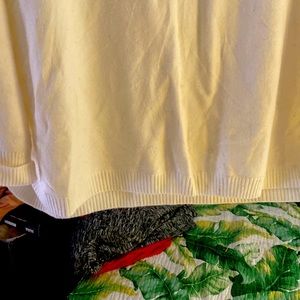 Off white turtle neck sweater